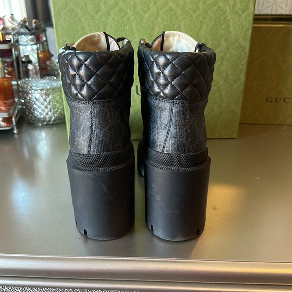 Gucci GG Platform Boots - 39 - Picture 4 of 9